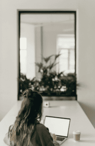 Mom planning her week with a weekly reset routine